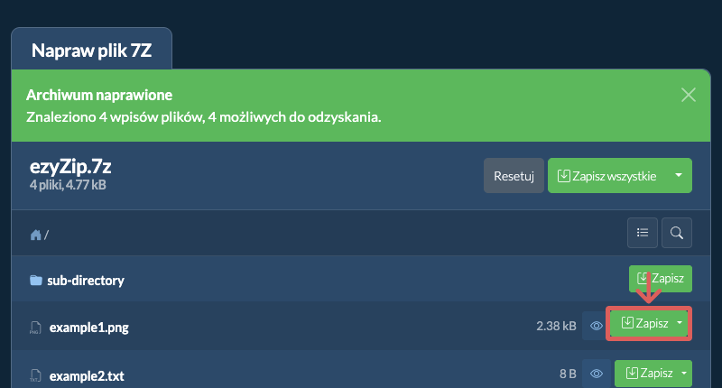 Kliknij tutaj, aby zapisać plik na dysku lokalnym. Niektóre pliki można podejrzeć w przeglądarce.