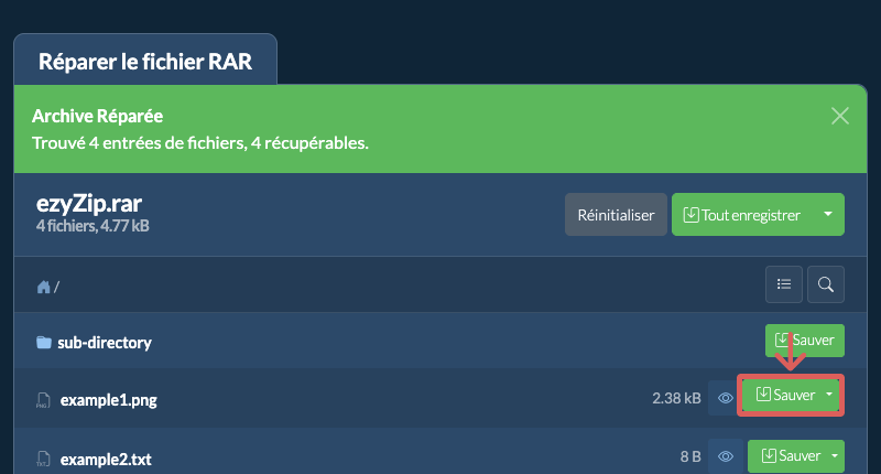 Cliquer ici pour enregistrer le fichier