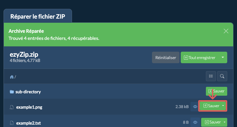 Cliquer ici pour enregistrer le fichier