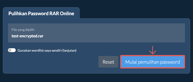Mulai Pemulihan