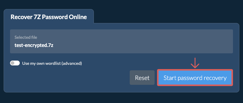 Start Recovery