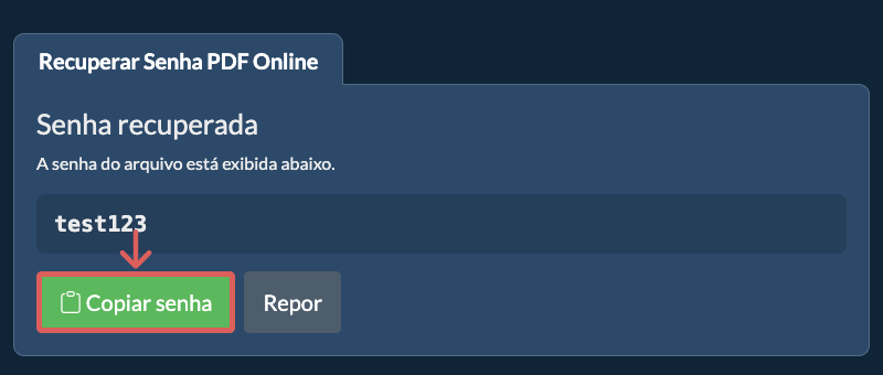 Copiar Senha