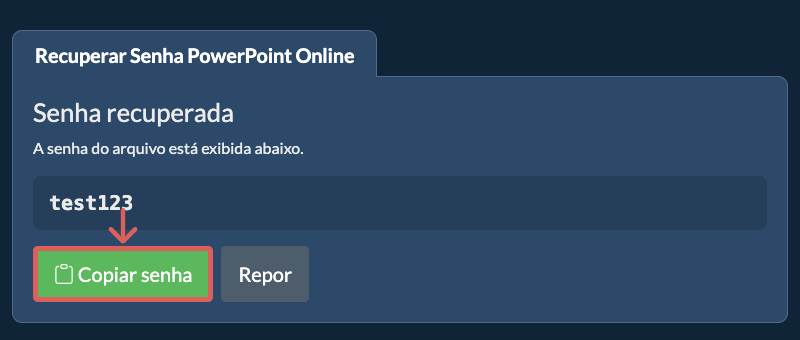 Copiar Senha