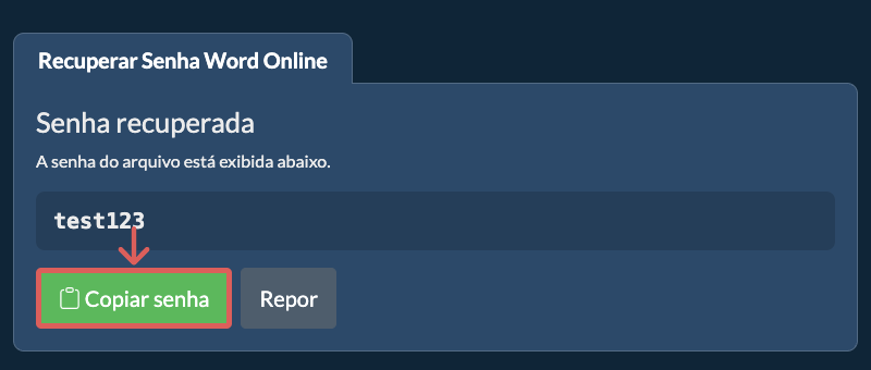 Copiar Senha