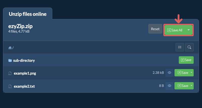 Click here to select output folder