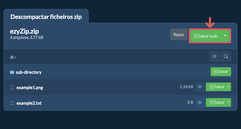 Clique aqui para selecionar a pasta de saída Clique aqui para selecionar a pasta de saída