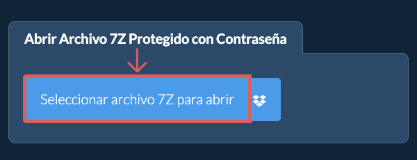 Abrir Archivo 7Z Protegido con Contraseña