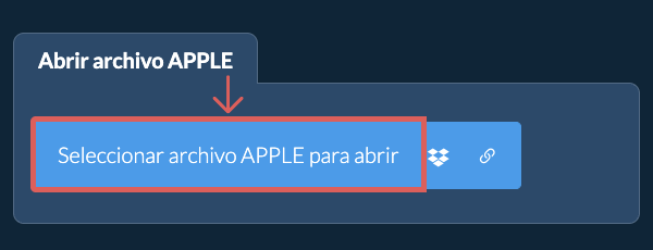 Abrir archivo APPLE