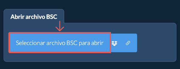 Abrir archivo BSC