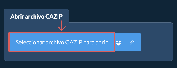 Abrir archivo CAZIP