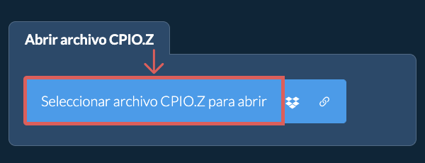 Abrir archivo CPIO.Z