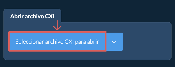 Abrir archivo CXI