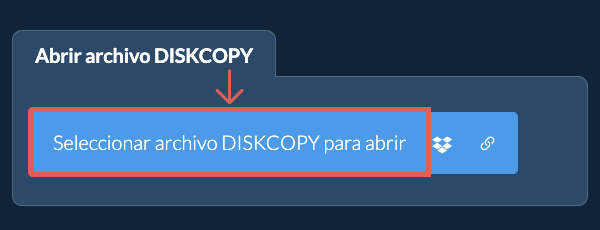 Abrir archivo DISKCOPY