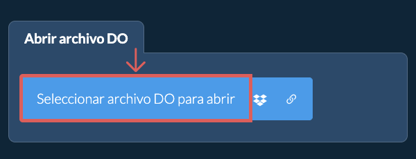 Abrir archivo DO