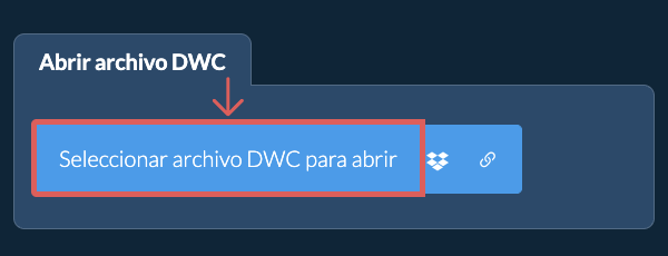 Abrir archivo DWC