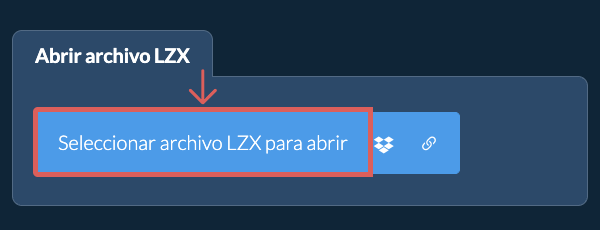 Abrir archivo LZX