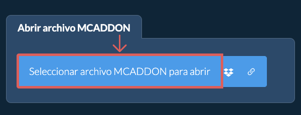 Abrir archivo MCADDON