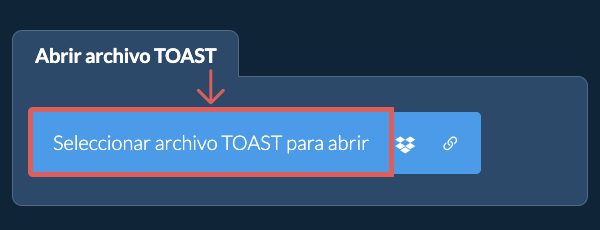 Abrir archivo TOAST