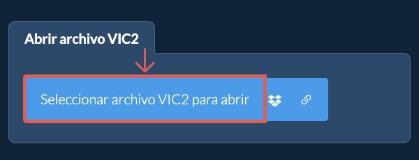 Abrir archivo VIC2