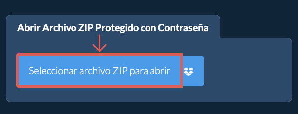 Abrir Archivo ZIP Protegido con Contraseña
