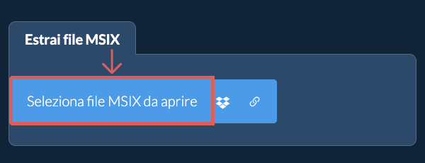 Estrai file MSIX