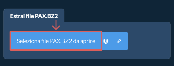 Estrai file PAX.BZ2