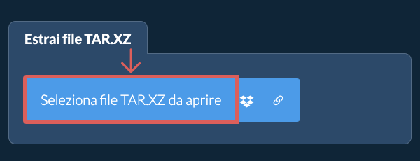 Estrai file TAR.XZ
