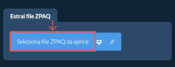 Estrai file ZPAQ