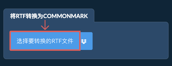 将RTF转换为COMMONMARK