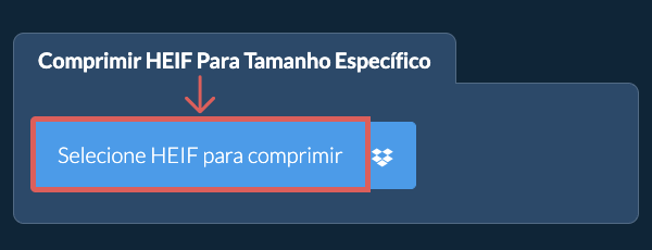 Comprimir HEIF para um tamanho específicokb Online