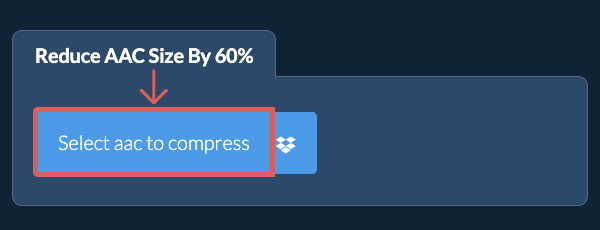 Reduce aac Size By 60%