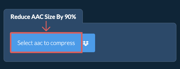 Reduce aac Size By 90%