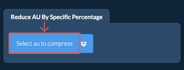 Reduce au Size By a specific percentage