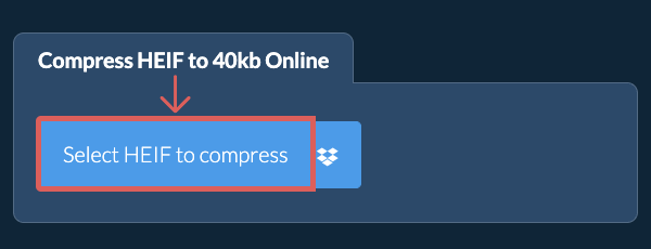 Compress HEIF to 40kb Online