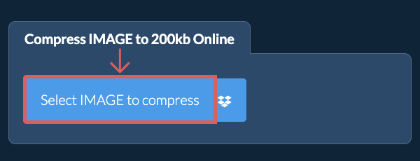 Compress IMAGE to 200kb Online