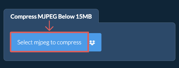 Compress mjpeg Below 15MB