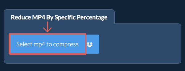 Reduce mp4 Size By a specific percentage