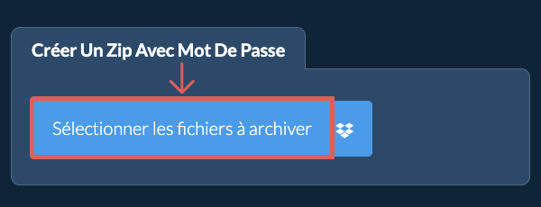 Créer Un Zip Avec Mot De Passe