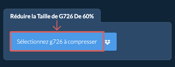 Réduire la Taille de g726 De 60%