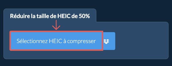 Réduire la taille de HEIC de 50%