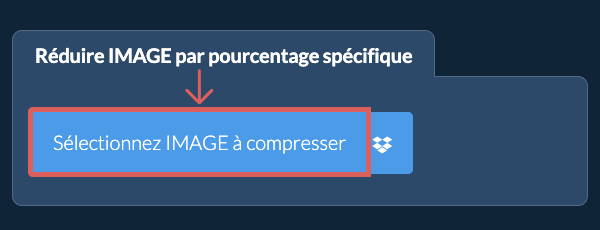 Réduire la taille de IMAGE de votre pourcentage spécifique