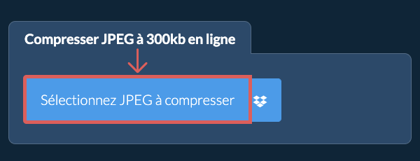 Compresser JPEG à 300kb en ligne