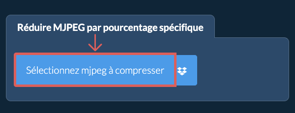 Réduire la Taille de mjpeg De votre pourcentage spécifique