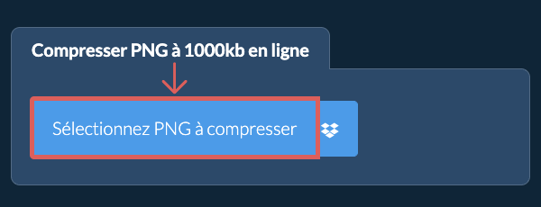 Compresser PNG à 1000kb en ligne