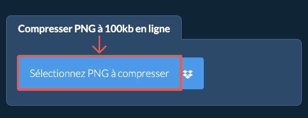 Compresser PNG à 100kb en ligne
