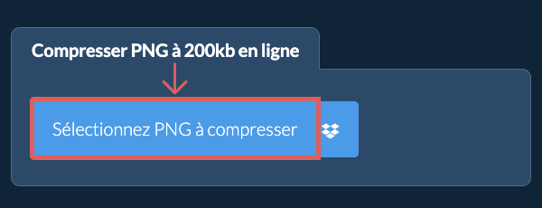 Compresser PNG à 200kb en ligne