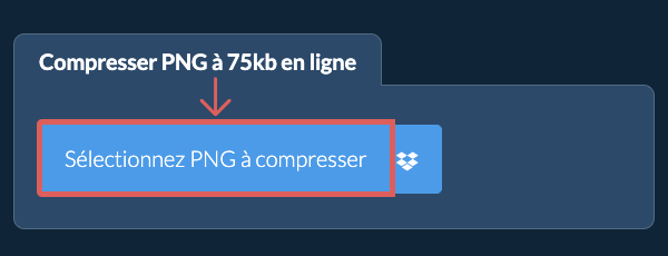 Compresser PNG à 75kb en ligne