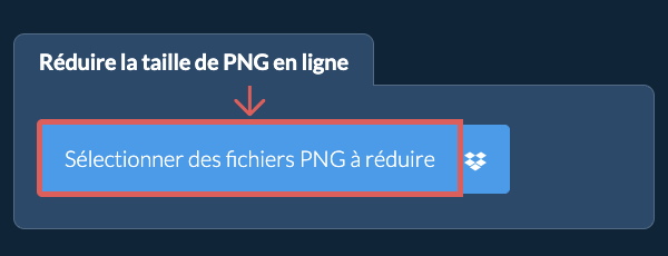 Réduire la taille de PNG en ligne