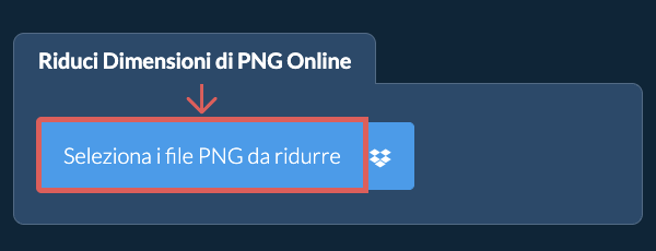 Riduci Dimensioni di PNG Online