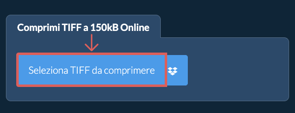 Comprimi TIFF a 150kB Online
